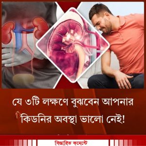 যে ৩টি লক্ষণে বুঝবেন আপনার কিডনির অবস্থা ভালো নেই!