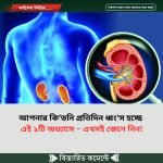 আপনার কি’ডনি প্রতিদিন ধ্বং’স হচ্ছে এই ১টি অভ্যাসে – এখনই জেনে নিন!