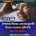 চশমাকে বিদায়! চোখের ড্রপেই ফিরবে হারানো দৃষ্টিশক্তি
