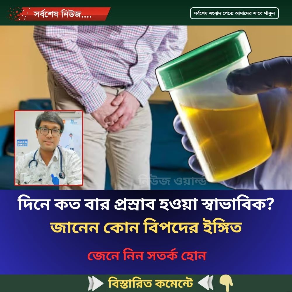 দিনে কত বার প্রস্রাব হওয়া স্বাভাবিক? জানেন কোন বিপদের ইঙ্গিত