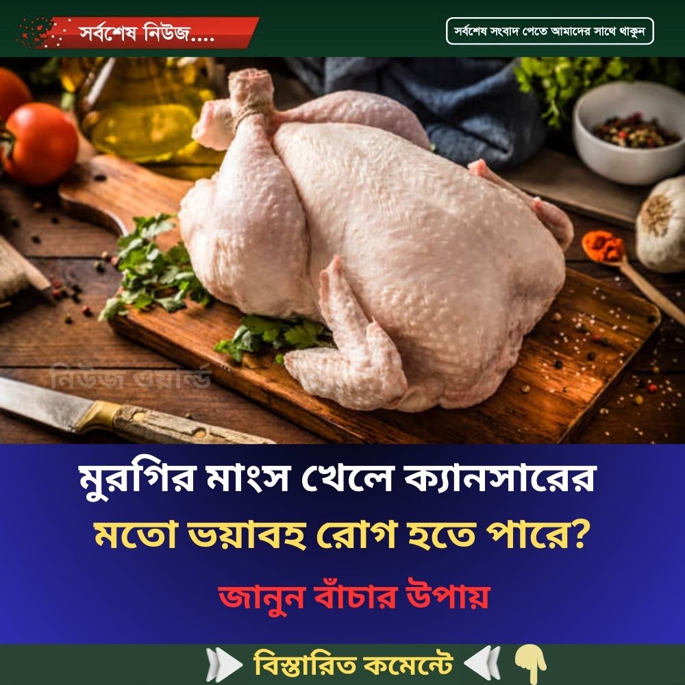 মুরগির মাংস খেলে ক্যানসারের মতো ভয়াবহ রোগ হতে পারে?